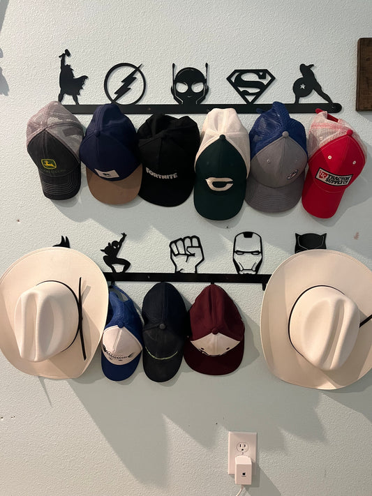 Super hero hat rack