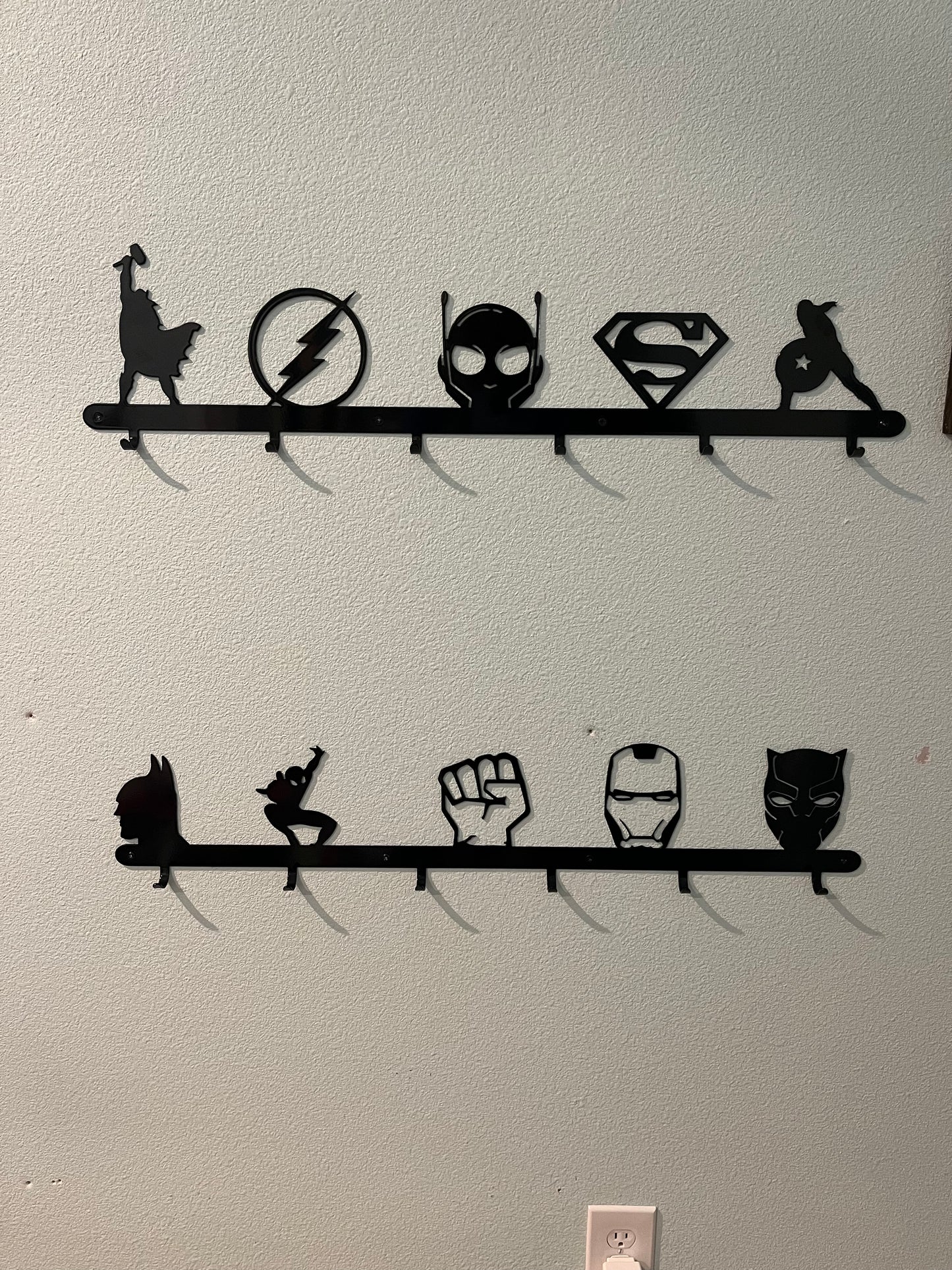 Super hero hat rack