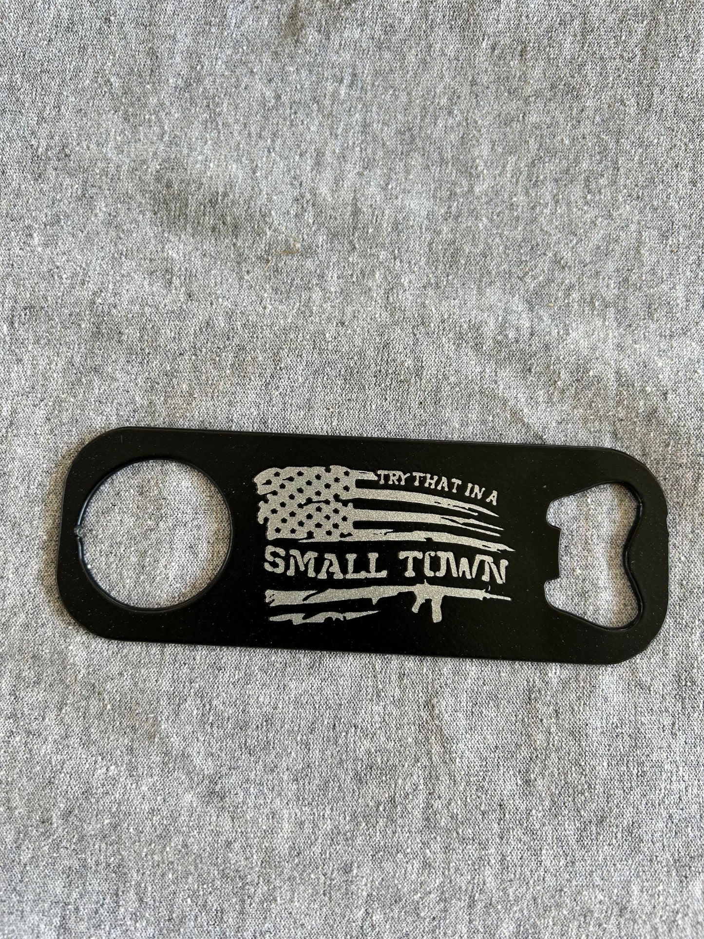 Small town, bottle opener