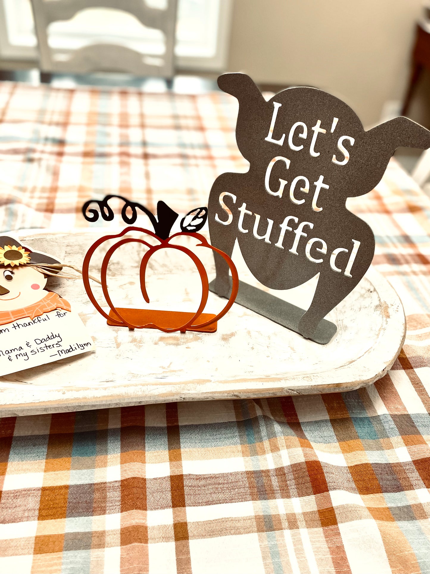 Let’s get stuffed sign